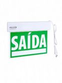 Sinalização SAíDA Standard dupla face VERDE